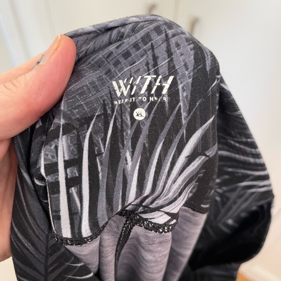 Peloton black and white palm noire legging - Picture 4 of 4